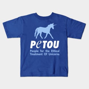 People for the Ethical Treatment of Unicorns T-Shirt Kids T-Shirt